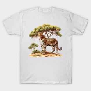 Leopard Design T-Shirt